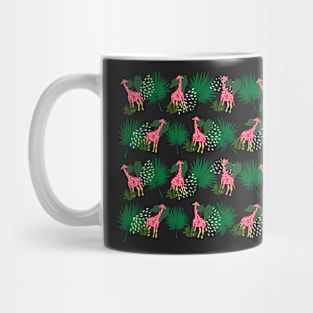 Love Giraffe all over pattern Mug